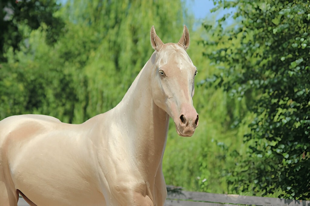 Akhal-Teke horsee