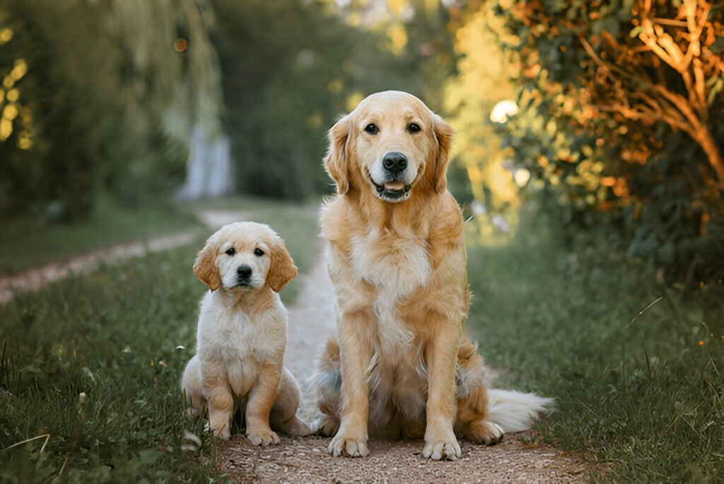 small poppy abd her mother ,At What Age Do Dogs Stop Growing?