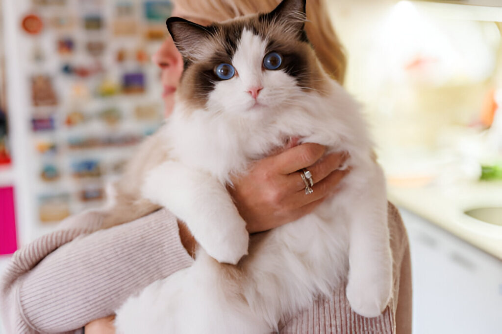 Brown Ragdoll Cat