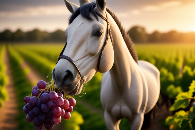 Can Horses Eat Grapes? 