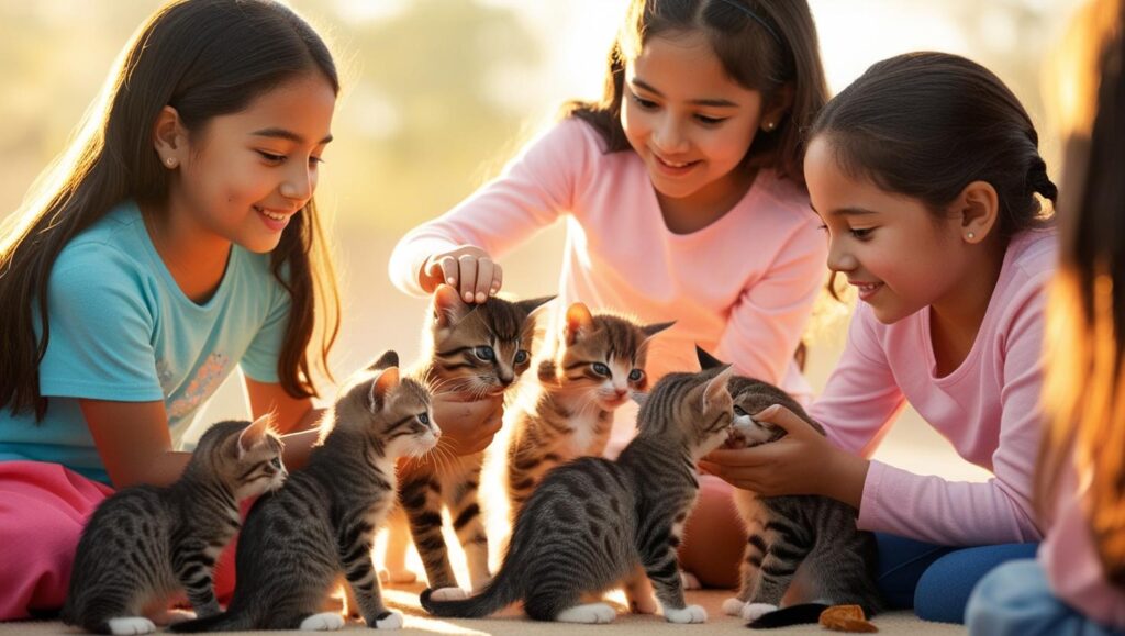 How to take care of a cat for kids ?