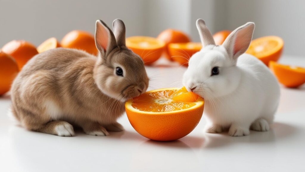 can rabbits eat oranges 