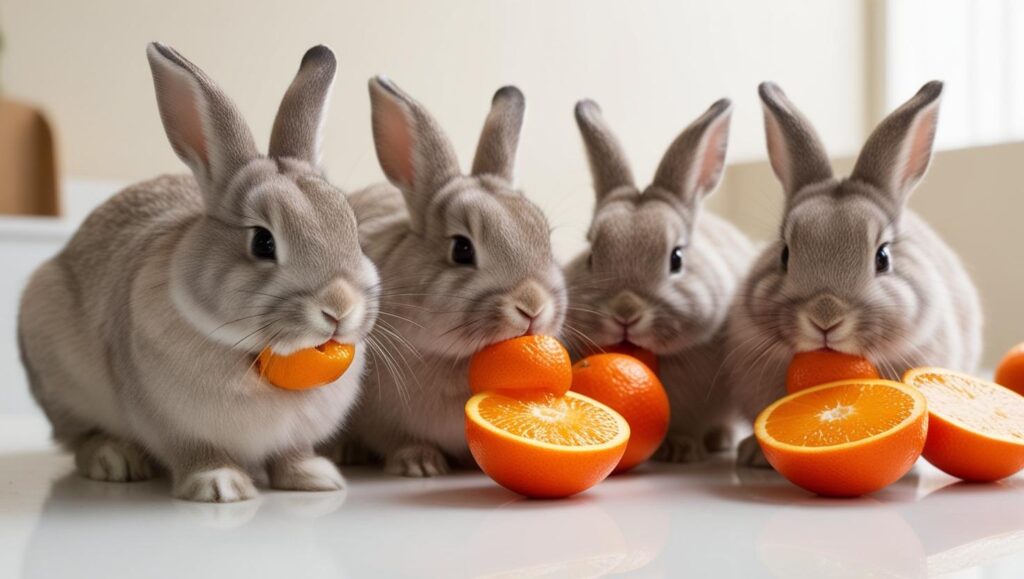 can rabbits eat oranges 