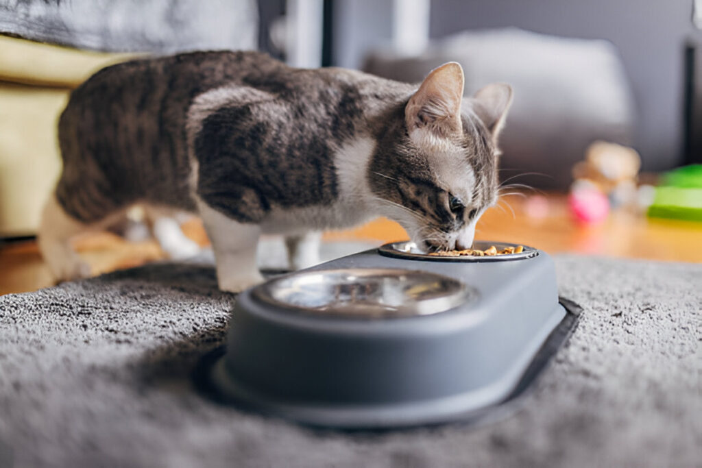 does a change in cat food change cat behavior