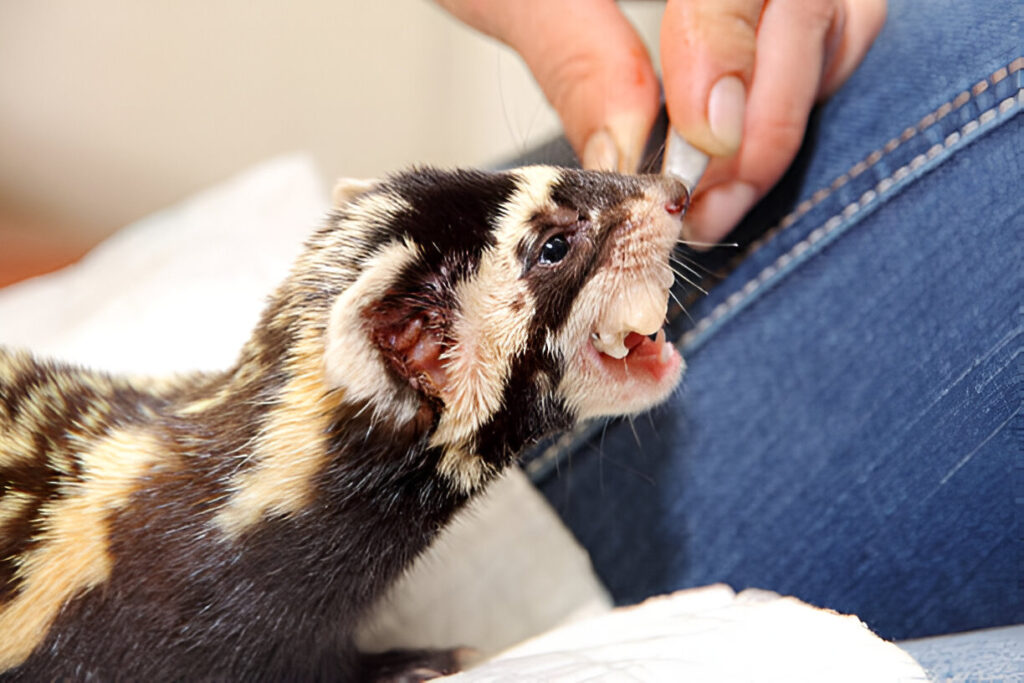 what does a ferret eat