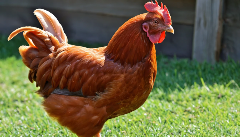 Rhode Island Red chicken