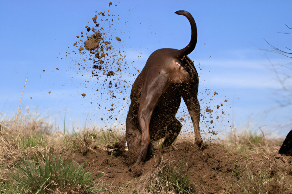 how to make a dog stop digging 