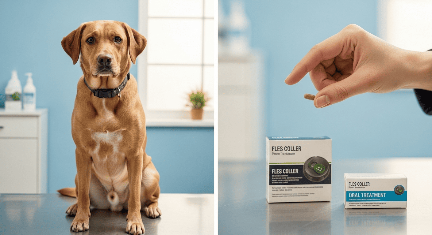 Flea Collars vs Oral Medications
