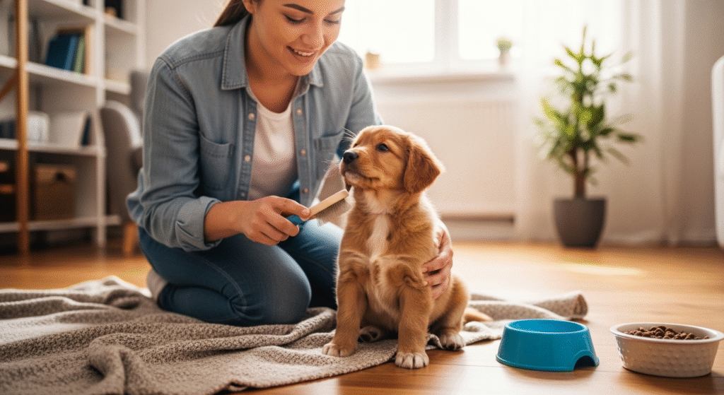 How to Care for a 6 Week Old Puppy