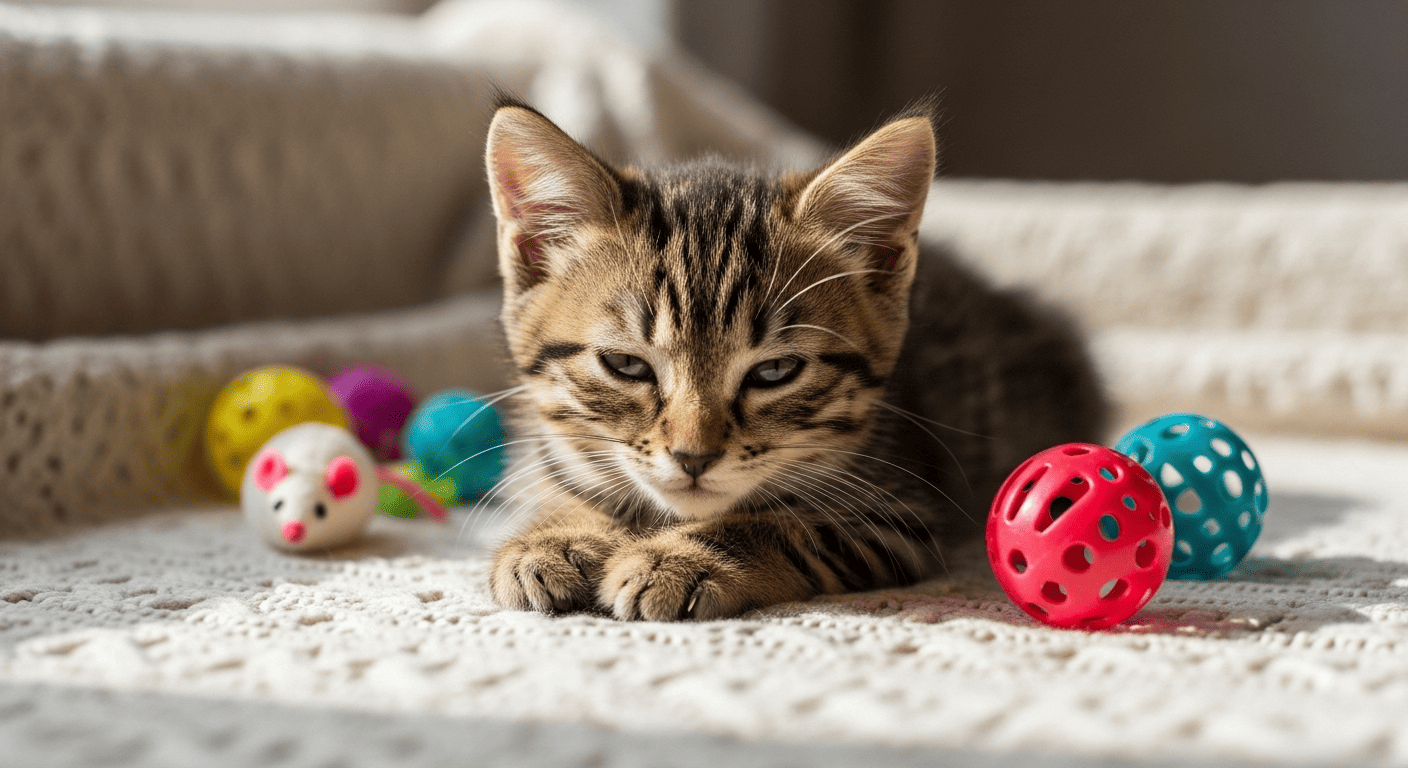 when do kittens calm down